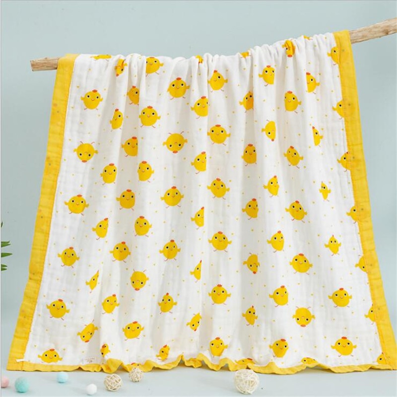 6 Layers Animals Vehicles Dinos Fruits Printed Baby Blanket Swaddle 6 Layers Animals Vehicles Dinos Fruits Printed Baby Blanket Swaddle