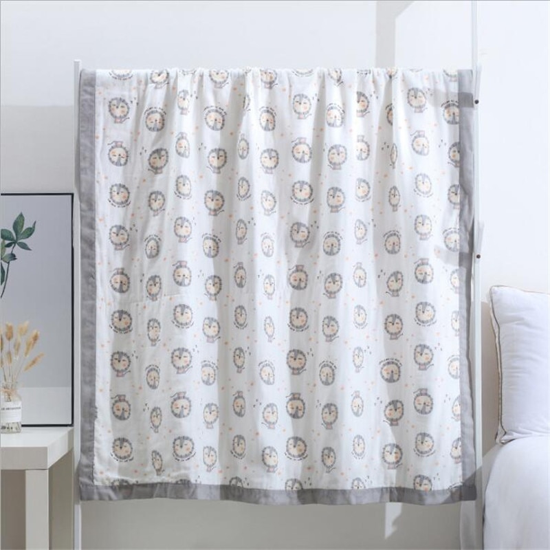 6 Layers Animals Vehicles Dinos Fruits Printed Baby Blanket Swaddle 6 Layers Animals Vehicles Dinos Fruits Printed Baby Blanket Swaddle