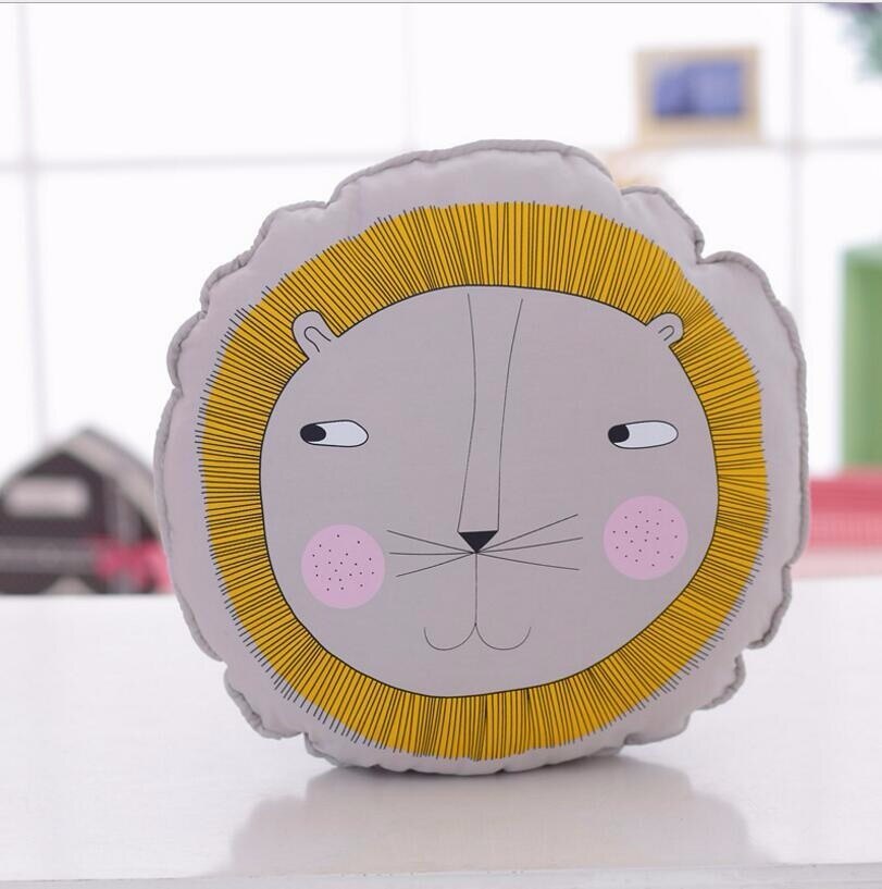 Baby Animals Printed Cotton Pillow