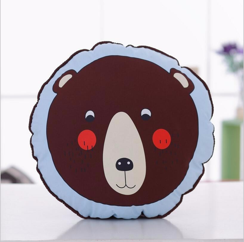 Baby Animals Printed Cotton Pillow