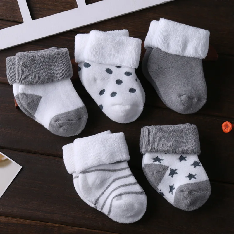 Cotton Socks for Baby Boy 5 Pair Set
