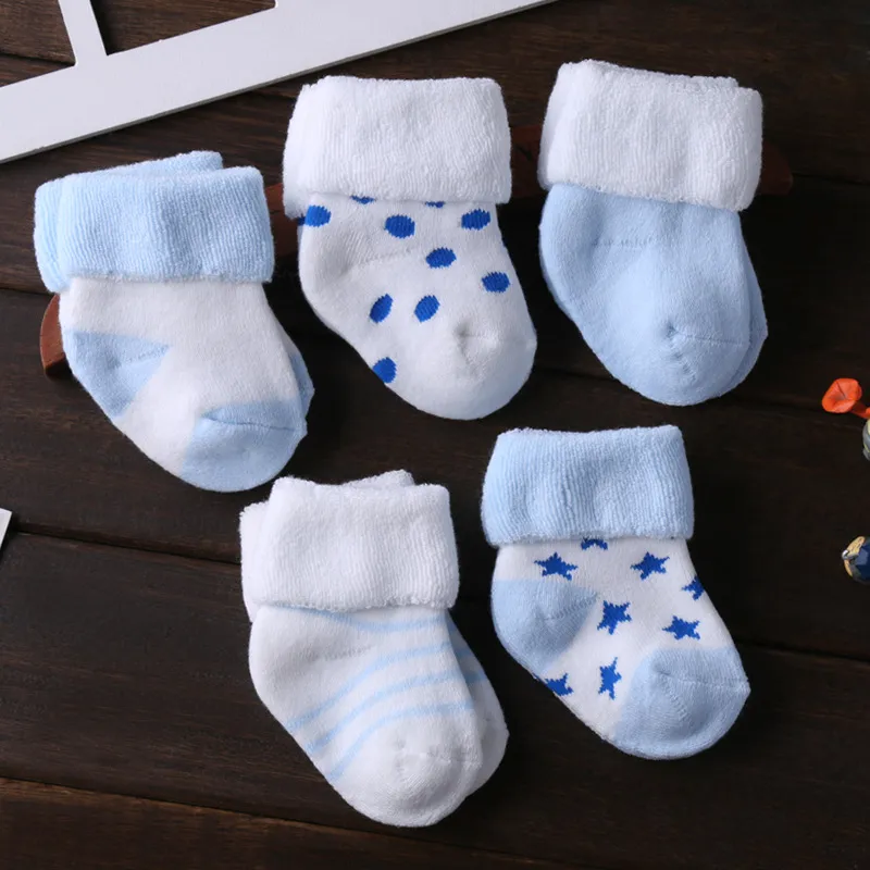 Cotton Socks for Baby Boy 5 Pair Set