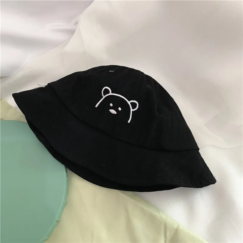 Cartoon Bear Printed Kid's Bucket Hat
