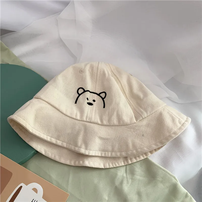 Cartoon Bear Printed Kid's Bucket Hat
