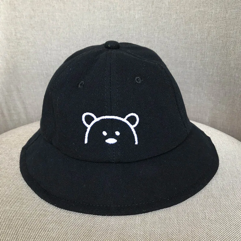 Cartoon Bear Printed Kid's Bucket Hat
