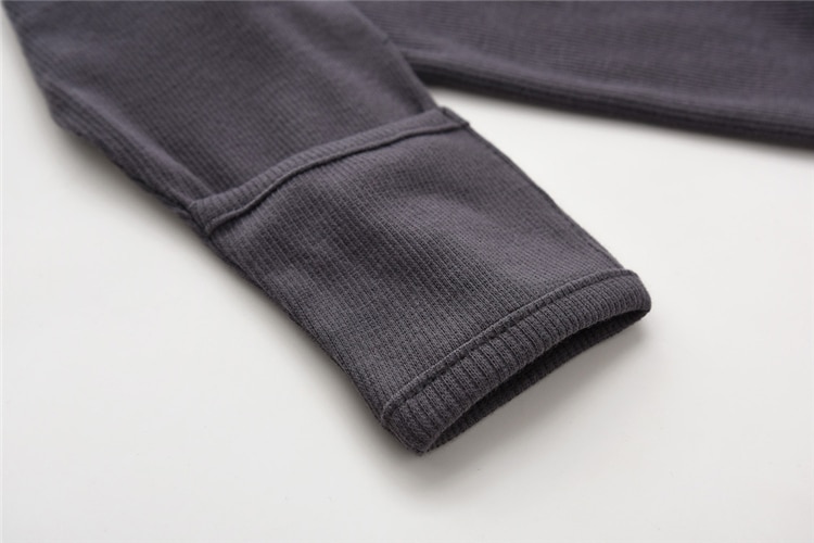 Solid Color Footed Sleep and Play Baby Bodysuit