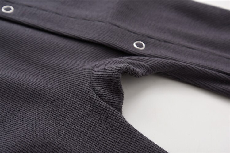 Solid Color Footed Sleep and Play Baby Bodysuit