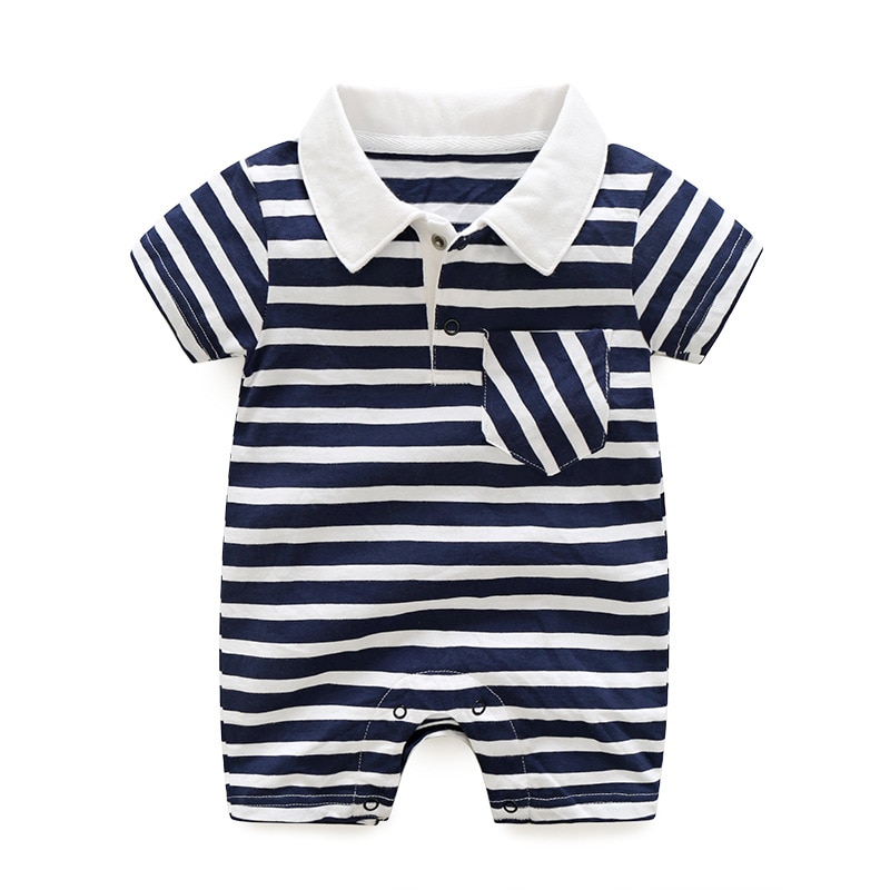 Rompers for Newborns and Babies with Striped Patterns Rompers for Newborns and Babies with Striped Patterns