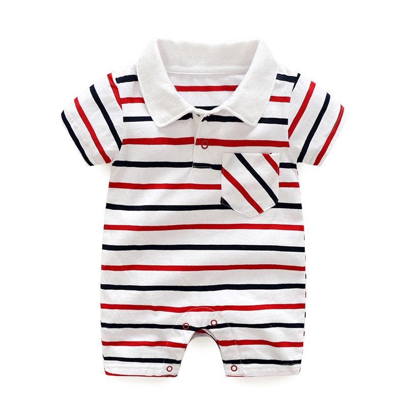 Rompers for Newborns and Babies with Striped Patterns Rompers for Newborns and Babies with Striped Patterns