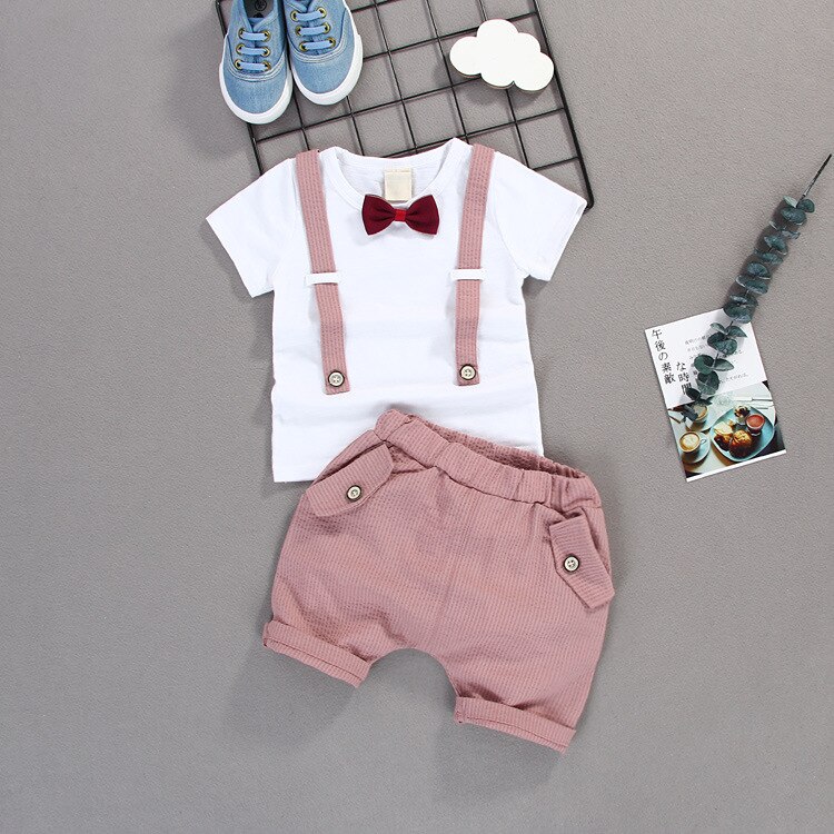 Two-Piece Cotton Clothing Set for Baby Boys