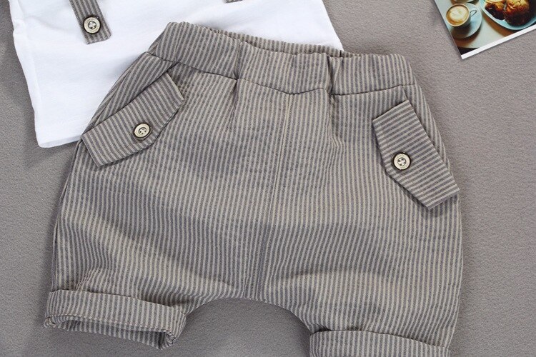 Two-Piece Cotton Clothing Set for Baby Boys