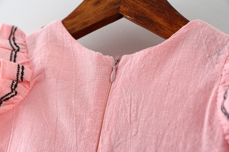 Summer Dress with Cute Ruffles