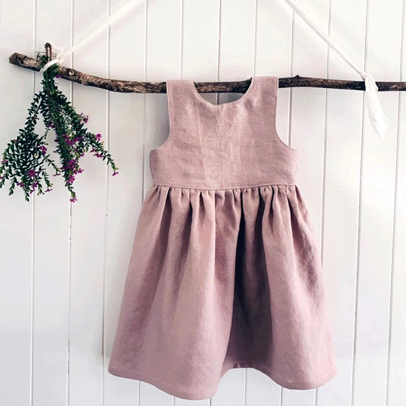 Linen Dress for Girls Linen Dress for Girls