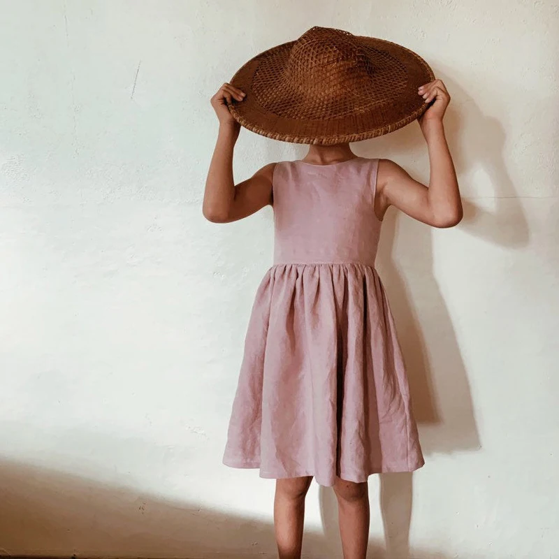 Linen Dress for Girls Linen Dress for Girls