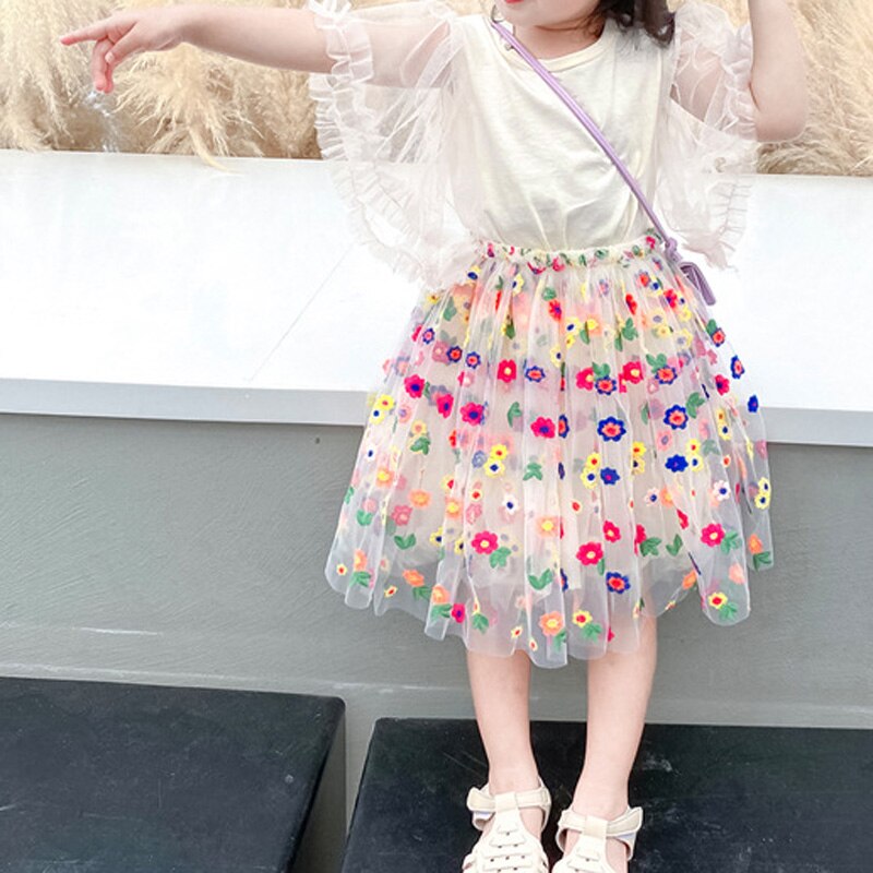 Summer High Waist Skirt Clothing Set, 2 Pcs Summer High Waist Skirt Clothing Set, 2 Pcs