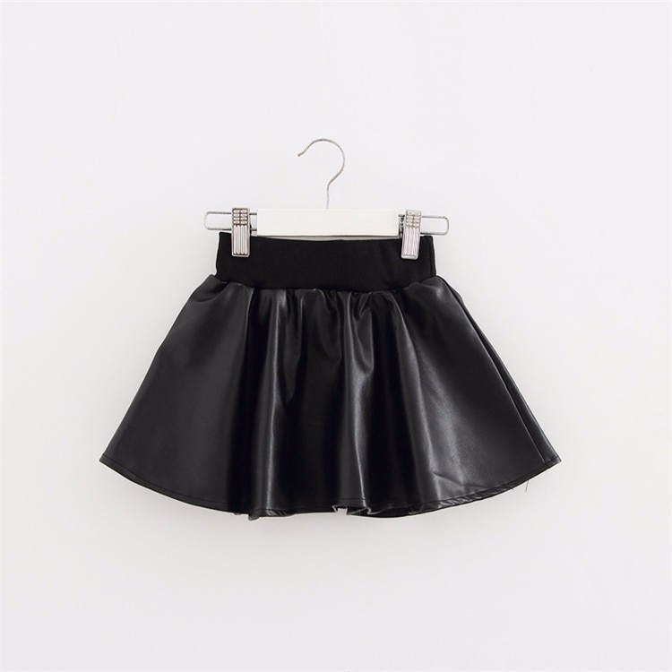 Fashion Casual Leather Girl's Mini Skirt Fashion Casual Leather Girl's Mini Skirt