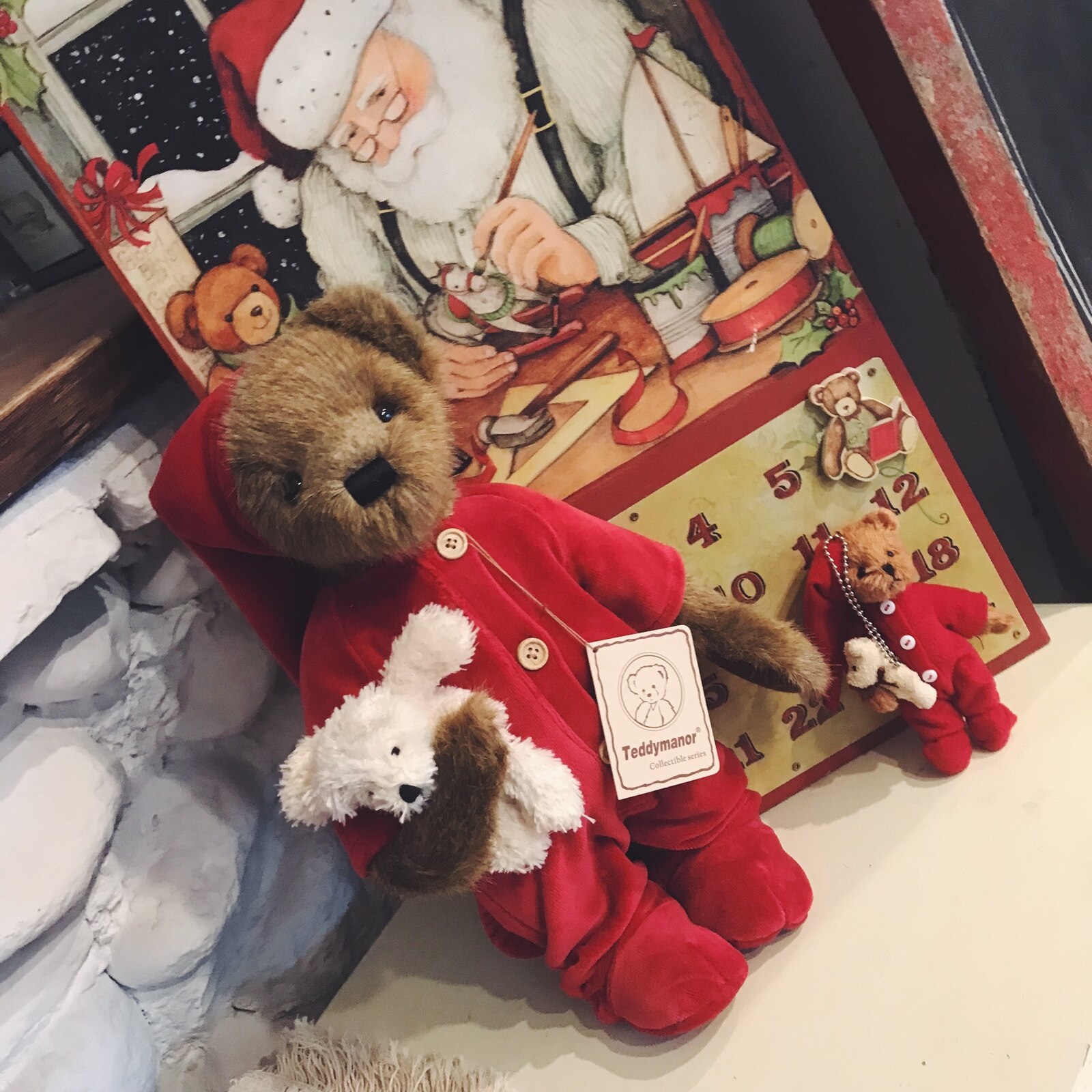 Christmas Sleepy Teddy Bear Toy