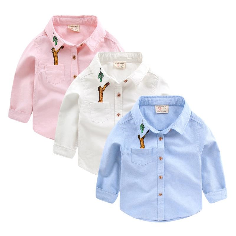 Boys Cotton Shirts with Long Sleeve